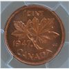 Image 6 : Lot of Seventeen Graded Canadian Coins - Includes: 1864 Nova Scotia One Cent, ICG AU58. 1932 One Cen