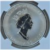 Image 2 : 1998 Titanic $5 Silver Maple Leaf - NGC SP66.