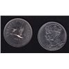 Image 1 : Lot of Two 1965 Twenty Five Cent Test Tokens - CH TT-25.1B & TT-25.3B. AU/UNC conditions. 2 Pcs.