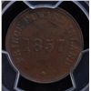 Image 1 : CH PE-7C1 - BR 919, 1857 Self Government and Free Trade PEI Token. PCGS AU58. Ex:Temple.