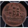 Image 1 : CH PE-10-30 - BR 997, 1835 Ships Colonies and Commerce PEI Token, PCGS MS64 RB. Ex:Temple.