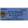 Image 3 : CH PE-10-30 - BR 997, 1835 Ships Colonies and Commerce PEI Token, PCGS MS64 RB. Ex:Temple.