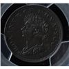 Image 1 : CH NS-1A1 - BR 867, 1823 Nova Scotia Half Penny Token, PCGS AU53. Ex:Temple.