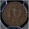 Image 2 : CH NS-1A4  - BR 867, 1823 Nova Scotia Half Penny Token, PCGS AU55. Ex:Temple.