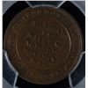 Image 2 : CH NS-13A1 - BR 890, 1815 Nova Scotia Half Penny Token, PCGS AU58. Ex:Temple.