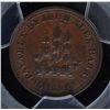 Image 2 : CH NS-14A5 - BR 891, 1815 Nova Scotia Half Penny Token, PCGS AU53. Ex:Temple.