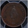 Image 1 : CH LC-8D1 - BR 522, 1837 Lower Canada Agriculture Half Penny Token, PCGS MS64 RB. Ex:Temple.