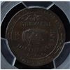 Image 2 : CH LC-16A3 - BR 562, 1837 Molson Distillers UN Sous Token, PCGS XF45. Ex:Temple.