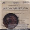 Image 1 : CH LC-48C2 - BR 961, 1812 Lower Canada Token, Clipped planchet. ICCS MS-60.