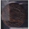 Image 2 : CH LC-48C2 - BR 961, 1812 Lower Canada Token, Clipped planchet. ICCS MS-60.