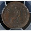 Image 2 : CH WE-2B4 - BR 972, Wellington Lower Canada Half Penny Token, PCGS AU50. Ex:Temple.