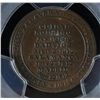Image 2 : CH WE-11B6 - BR 986, Wellington Lower Canada Half Penny Token (c.1812), PCGS AU53. Ex:Temple.