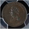 Image 1 : CH WE-11B7 - BR 986, Wellington Lower Canada Half Penny Token (c.1812), PCGS AU55. Ex:Temple.