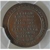 Image 2 : CH WE-11B7 - BR 986, Wellington Lower Canada Half Penny Token (c.1812), PCGS AU55. Ex:Temple.