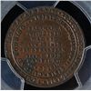 Image 2 : CH WE-11D2 - BR 988, Wellington Lower Canada Half Penny Token (c.1813), PCGS AU53. Ex:Temple.