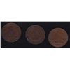 Image 1 : CH UC-10 Lot of Three Commercial Change Tokens - BR 728, 1821 "Upper Canada", 2 damaged, one VF. 3 P