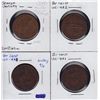 Image 1 : Lot of Four Upper Canada No Labour No Bread Tokens  - 2 x CH UC-4A1, VG & Fine; CH UC-4A2 EF, CH UC-