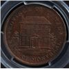 Image 1 : CH PC-2A1 - BR 526, 1837 / 1842 Province of Canada Mule One Penny, PCGS MS63RB Ex:Temple.