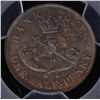 Image 2 : CH PC-5D  - BR 720, 1857 Upper Canada Half Penny Token, PCGS MS64+ BN.