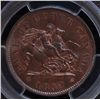 Image 1 : CH PC-6B3  - BR 719, 1852 Upper Canada One Penny Token, PCGS MS64 RB. Ex:Temple.