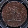 Image 1 : CH PC-6D - BR 719, 1857 Upper Canada One Penny Token, PCGS MS65 RB. Ex:Temple.