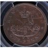 Image 2 : CH PC-6D - BR 719, 1857 Upper Canada One Penny Token, PCGS MS65 RB. Ex:Temple.
