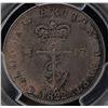 Image 1 : CH NC-1A2, 1822/1 British West Indies Half Dollar Token - PCGS MS62, suberp example. Ex:Temple.