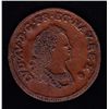 Image 2 : BR 504 - XII Derniers 1717Q (perpigran) copper electrotype. VF/EF. Ex:JHA lot #878. Ex:Temple.