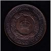 Image 1 : Bowman Pattern 4  - Electrotype of the 1861 Nova Scotia one cent. Doubling on reverse, superb rare e