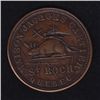 Image 1 : BR 571A - Gagnon & Cie, St Roch, PQ, Cu, 5.32g, VF (struck from a cancelled obverse die, unique).