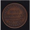 Image 2 : BR 571A - Gagnon & Cie, St Roch, PQ, Cu, 5.32g, VF (struck from a cancelled obverse die, unique).