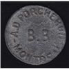 Image 1 : BR 577 - E.A. Cardinal, Montreal, Porcheron mule, lead, 8.25g, 1.9mm, 27.1mm, VF.