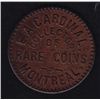 Image 2 : BR 578 - E.A. Cardinal, Montreal (100 issued), Cu, 7.5g, EF, rare.