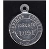 Image 1 : BR 609 - Small size, Greek image / Aluminium Souvenir Toronto 1891, Al, 1.3g, Unc.