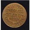 Image 1 : BR 613 - St. Leon Water Three Ring, Brass, 4.82g, Unc.