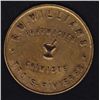 Image 2 : BR 614 - R.W. Williams Trois Rivieres, Brass, 11.19g, Rev double struck, Unc (1000 made but 400 used