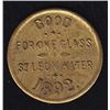 Image 2 : BR 619 - St. Leon Mineral Water, Brass, 2.8g, Unc.