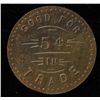 Image 2 : BR 620 - I.B. Durocher Montreal, 5¢, Brass, Unc.