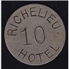 Image 1 : BR 620A - I.B. Durocher, Richelieu Hotel 10 (round o), wm, 7.8g, Unc.