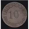 Image 2 : BR 620A - I.B. Durocher, Richelieu Hotel 10 (round o), wm, 7.8g, Unc.