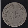Image 2 : BR 620A - I.B. Durocher, Richelieu Hotel 25 (round o), wm, 8.0g, Unc.
