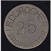 Image 2 : BR 620A - I.B. Durocher, Richelieu Hotel 25 (round o), wm, 8.0g, Unc.