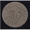 Image 1 : BR 620A - I.B. Durocher, Richelieu Hotel 30 (round o), large letters, wm, 7.85g, Unc.