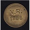 Image 1 : BR 622 - V.R. 1886 / Montreal, Brass, 4.25g, 200 issued, Unc.