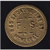 Image 1 : BR 624 - F.S. Montreal, 5 Cents in Trade, Brass, 4.14g, 200 issued, Unc.
