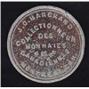 Image 1 : BR 636 - J.O. Marchand Montreal, Crest, Lead Cu Plated, 12.64g, no devices, Pattern, EF, Rare.