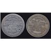 Image 2 : Lot of Two Numismatist's Personal Tokens - Thomas Elder, dated 1902, AL. 2 Pcs.