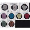 Image 1 : Lot of 9 Dairy Tokens from Yarmouth and Shelburne Nova Scotia - All are plain Al or anodized Al, aga