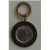 Image 1 : 1908 Ten Cent - Dark blue enamel bezel, made into a loop for a necklace. AU. Rare.
