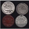 Image 1 : Lot of Four Leroux Medals  - 1 - Leroux 1157 Montreal Winter Carnival 1887. WM, UNC. 2 - Leroux 1875